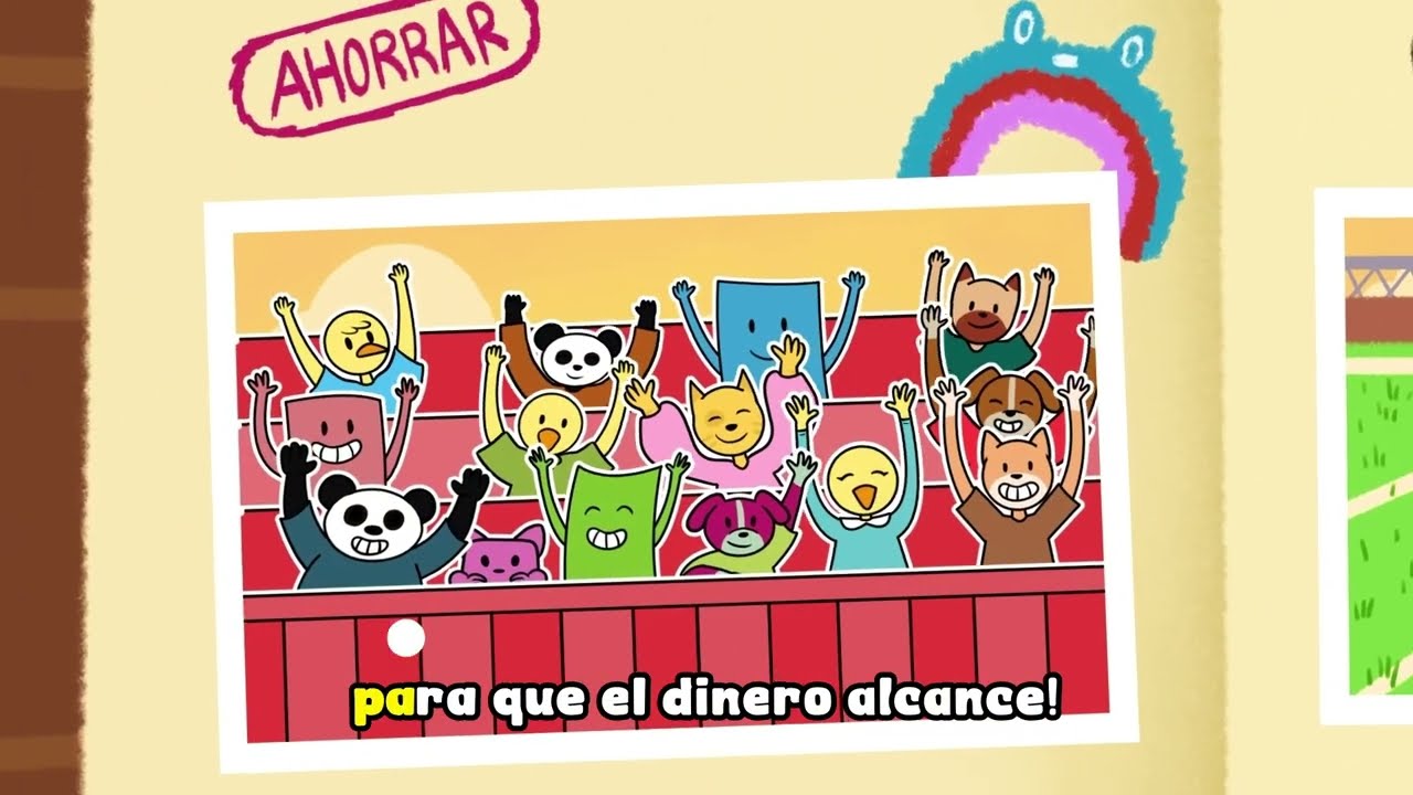 Galería de un estadio con distintos animales sentados como público